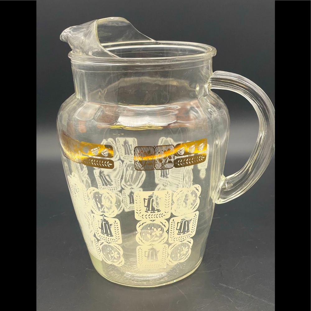 Glass Vintage Pitcher